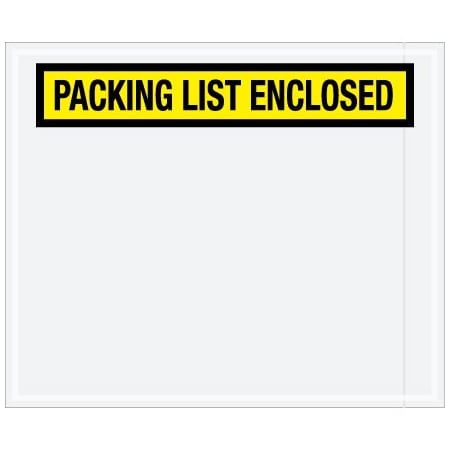 Bsc Preferred 10 X 12'' Yellow Panel-Face ''Packing List Enclosed'' Envelopes, 500PK PL433
